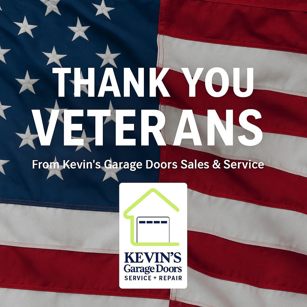 Thank You Veterans From Kevin's Garage Doors Sales & Service